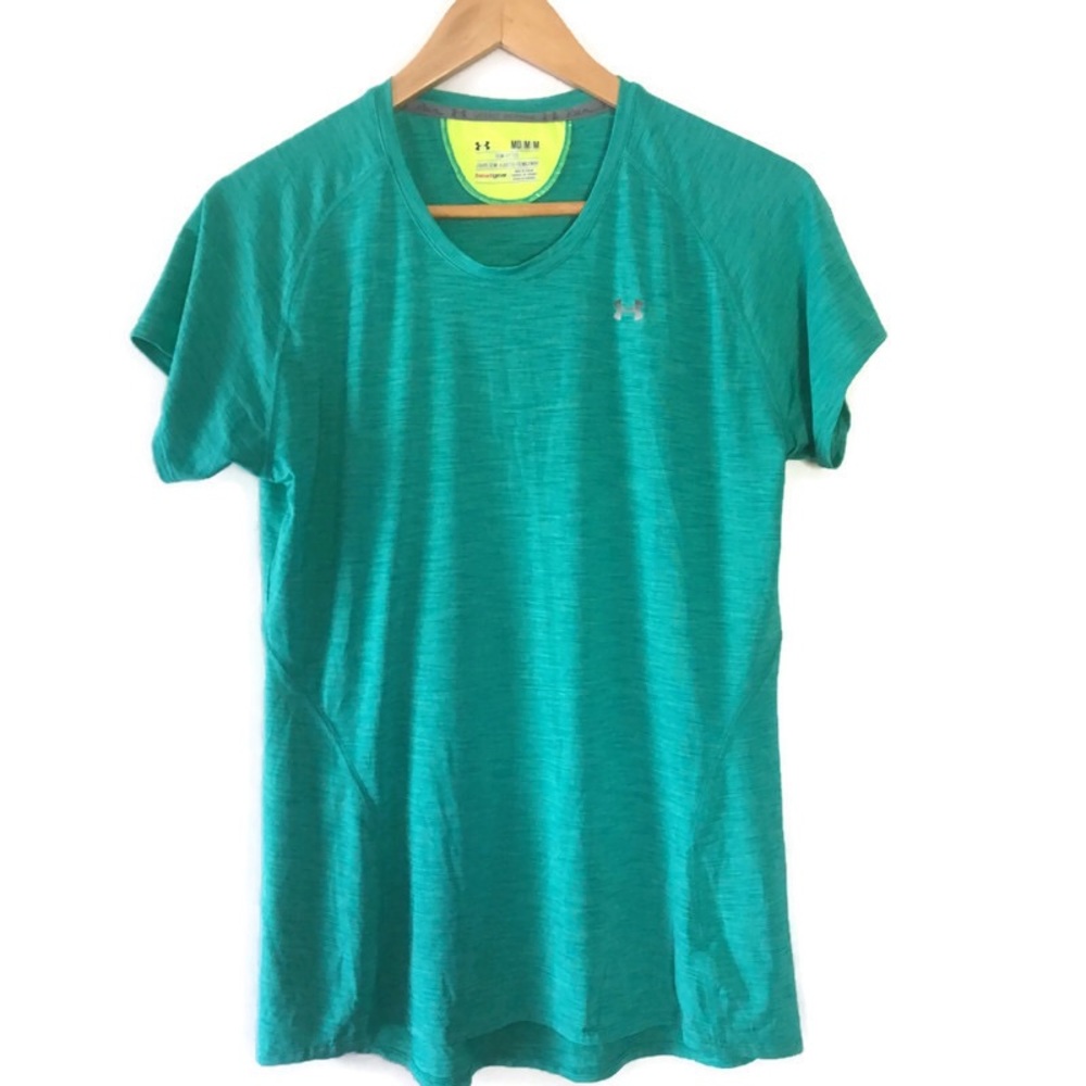 UNDER ARMOUR teal semi-fitted T-shirt